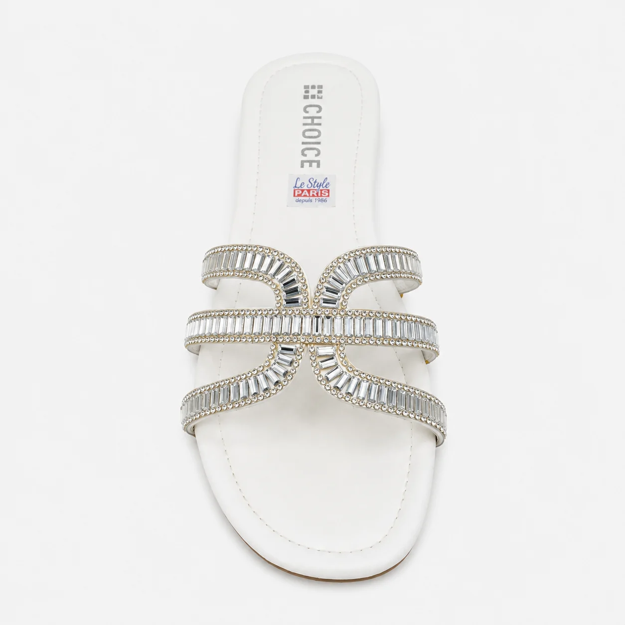 Flat Slipper - White | 12916 - Image 3