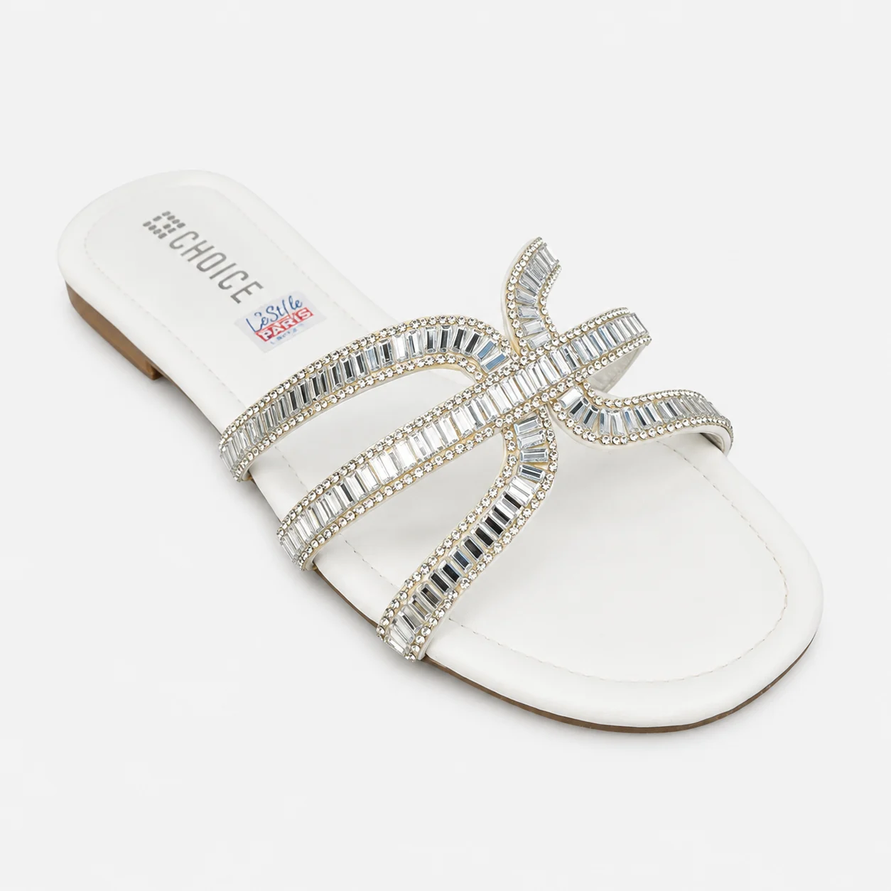 Flat Slipper - White | 12916 - Image 4