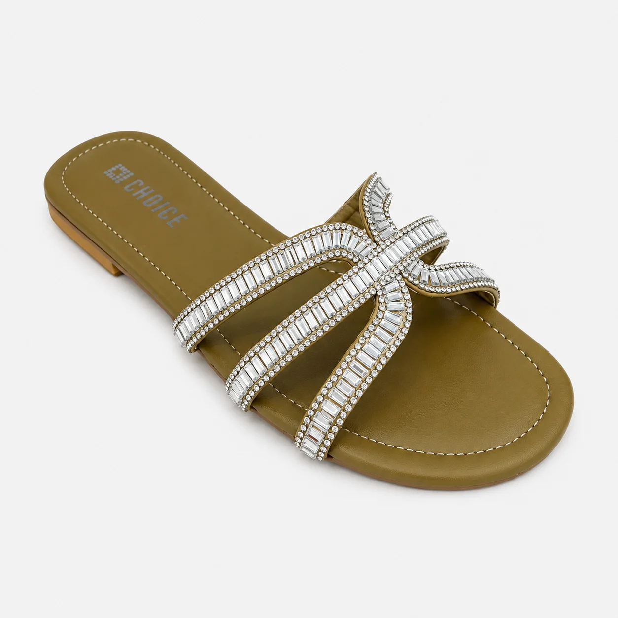 Flat Slipper - White | 12916 - Image 5