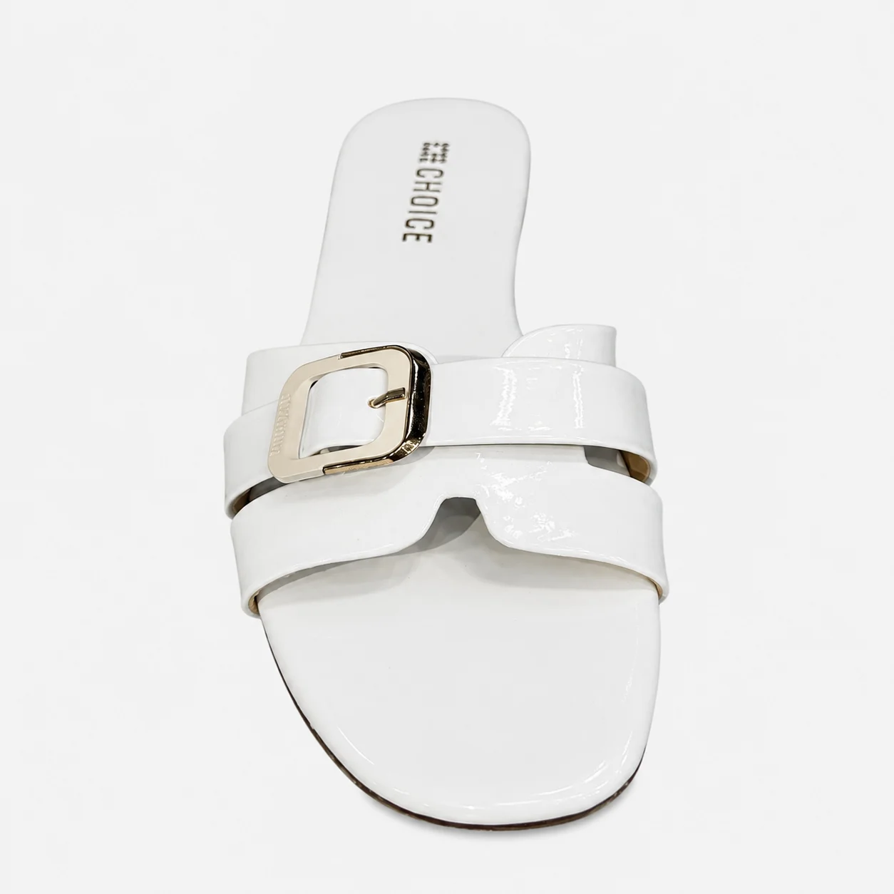 Flat Slipper - White | 12941 - Image 3