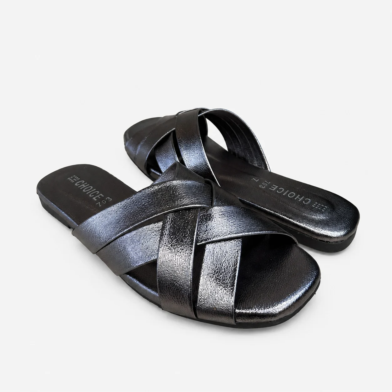 Flat Slipper - Gray | 12953 - Image 2