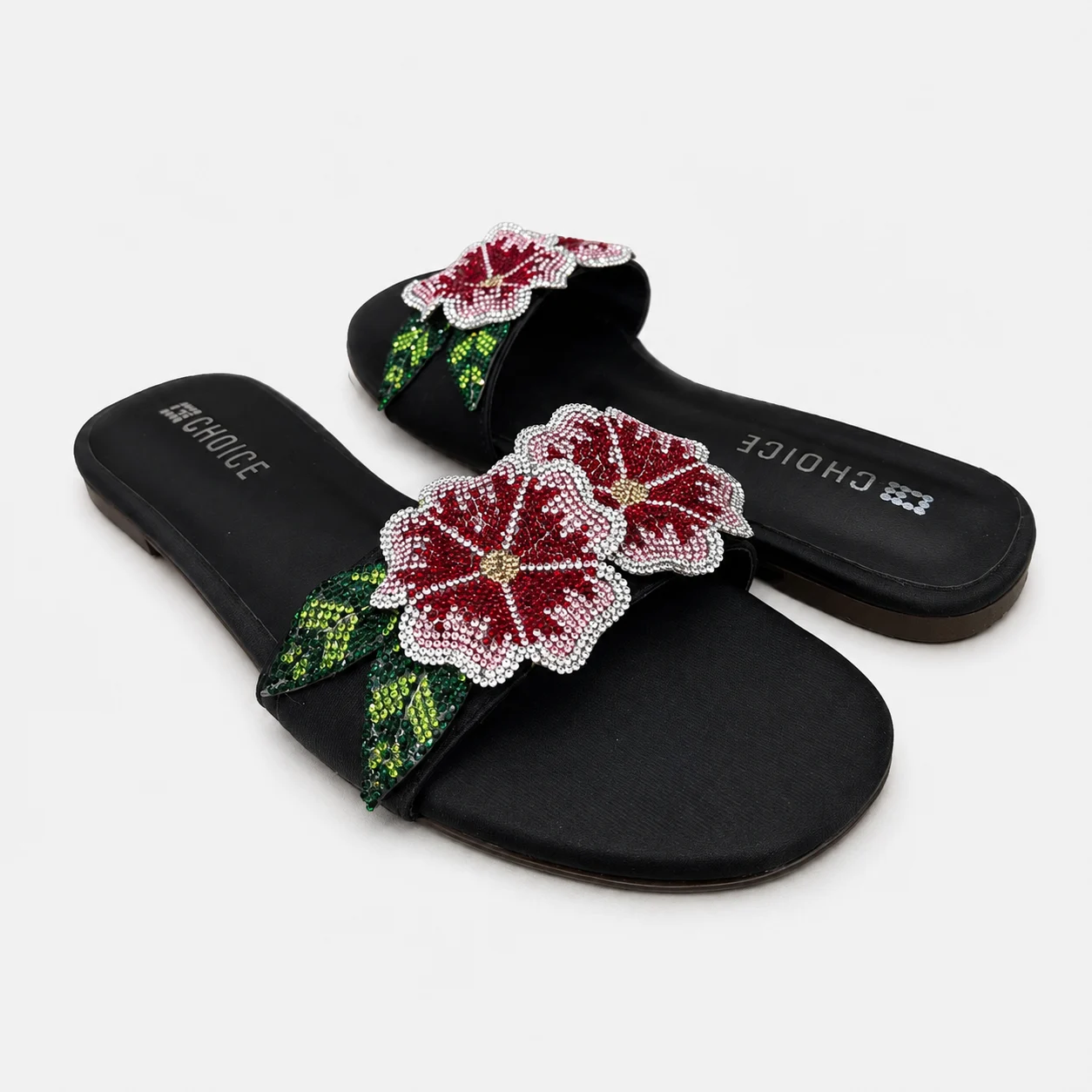 Flat Slipper - Black | 12956 - Image 2