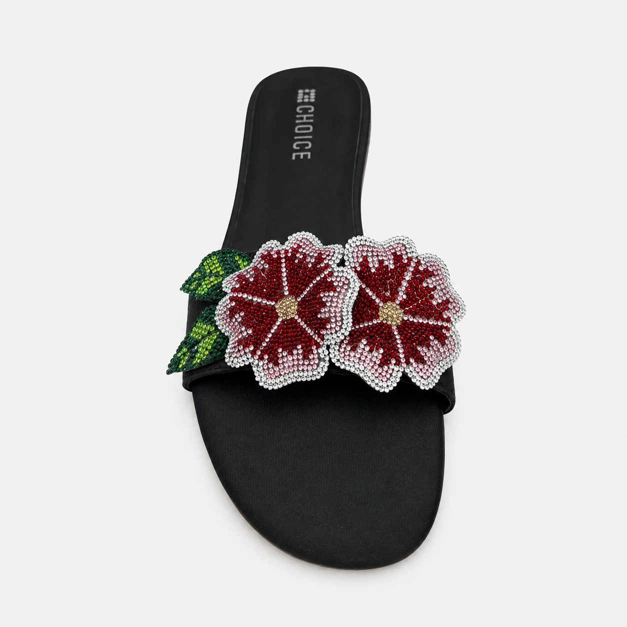 Flat Slipper - Black | 12956 - Image 3
