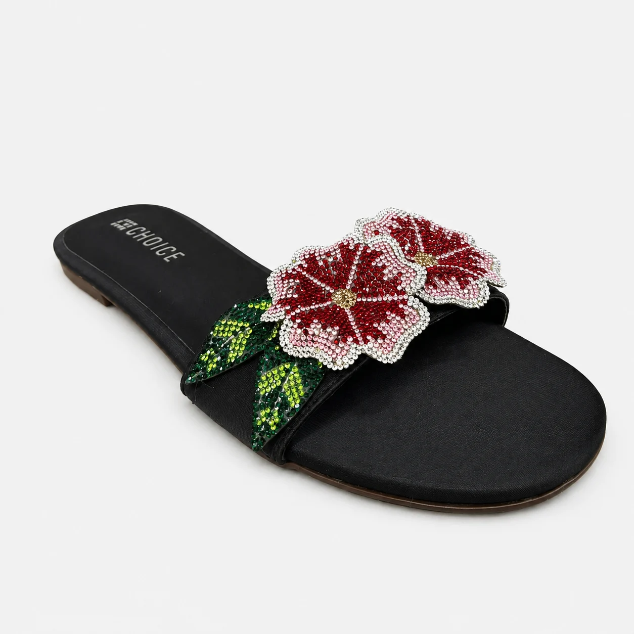 Flat Slipper - Black | 12956 - Image 4