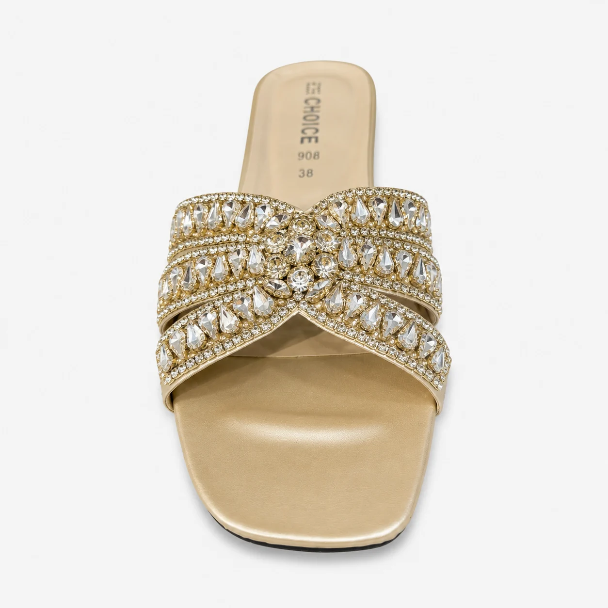 Flat Slipper - Golden | 12957 - Image 3