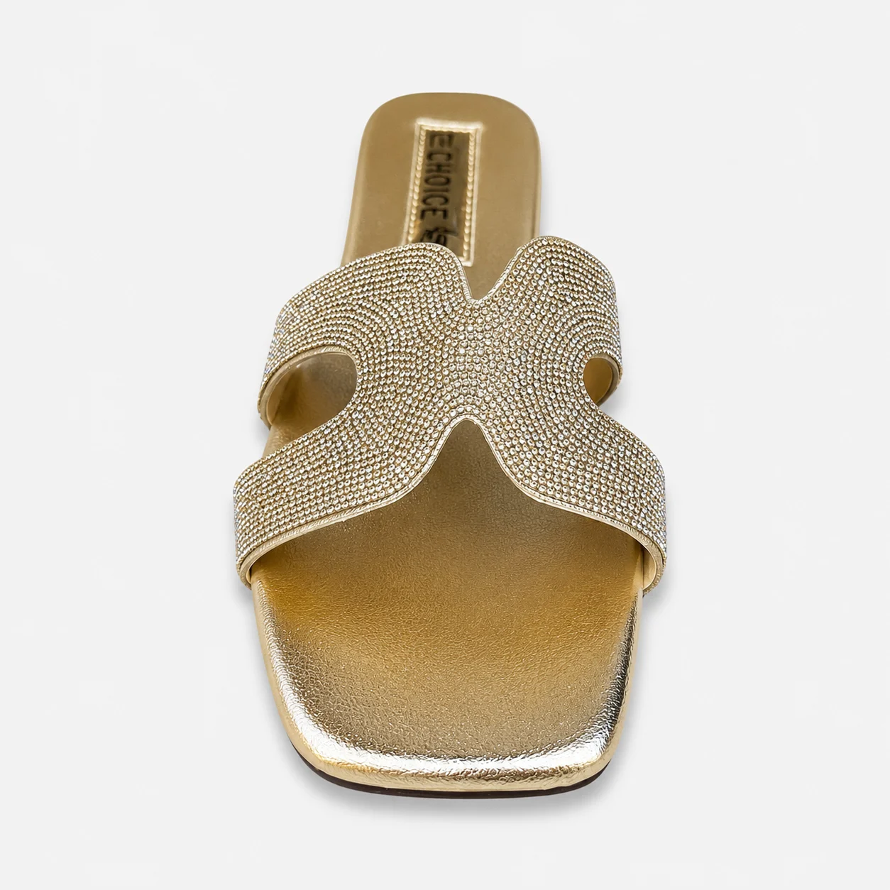 Flat Slipper - Golden | 12958 - Image 3