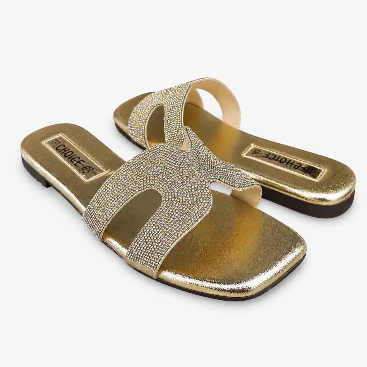 Flat Slipper - Golden | 12958 - Image 2