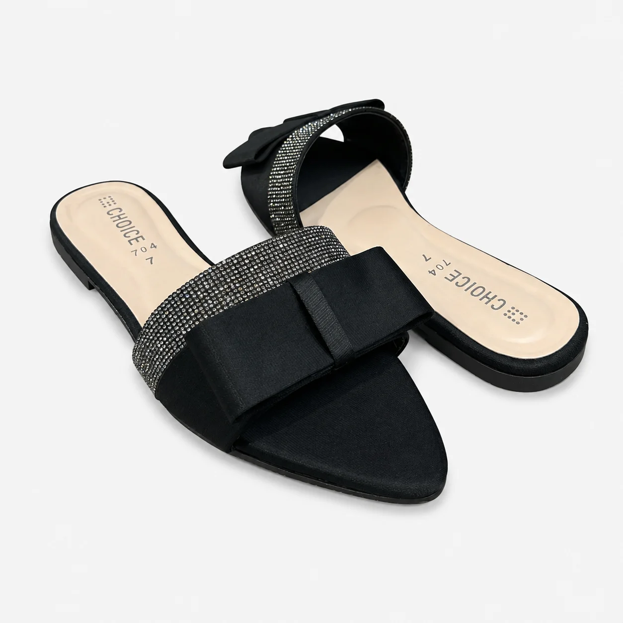 Flat Slipper - White | 12959 - Image 5