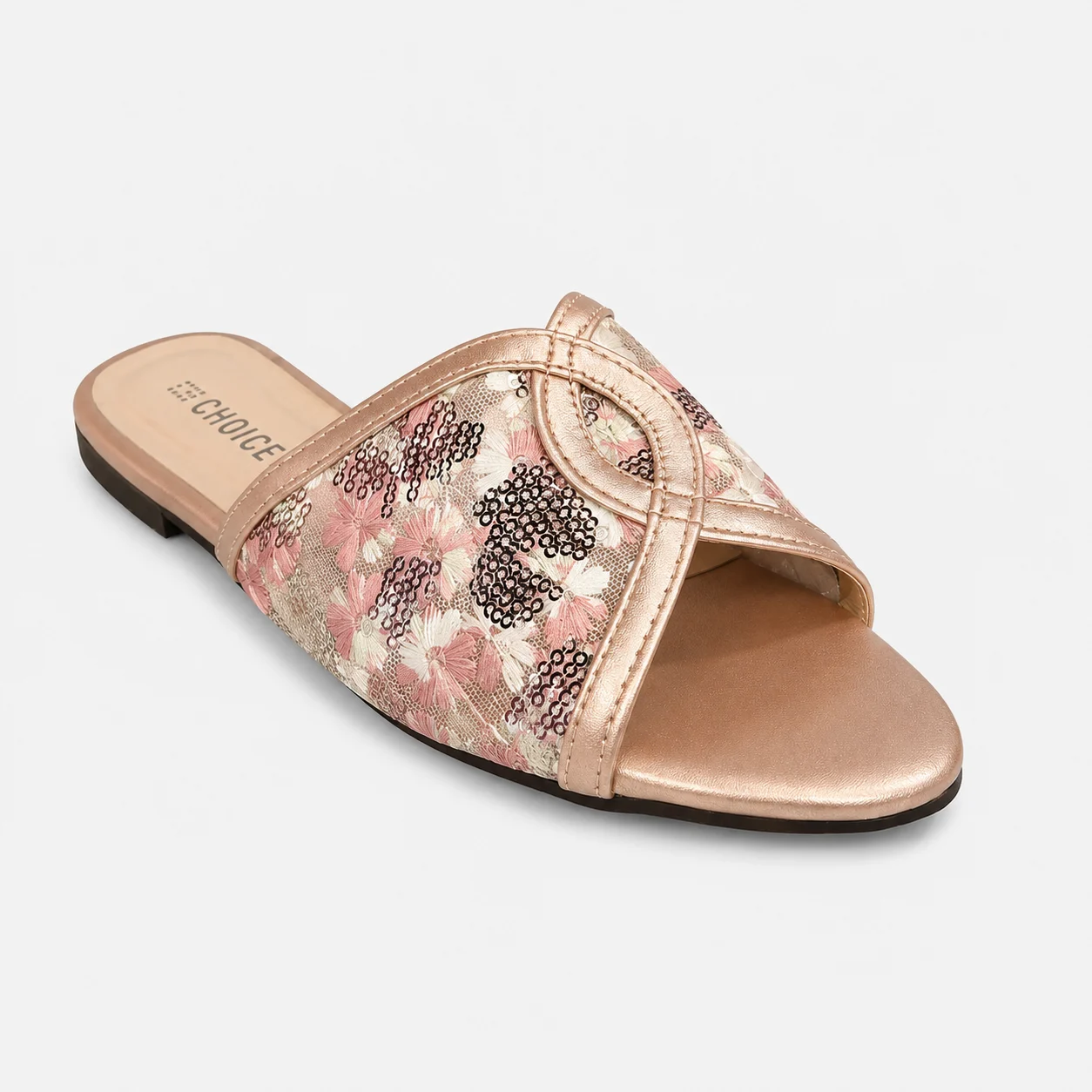Flat Slipper - Peach | 12962 - Image 3