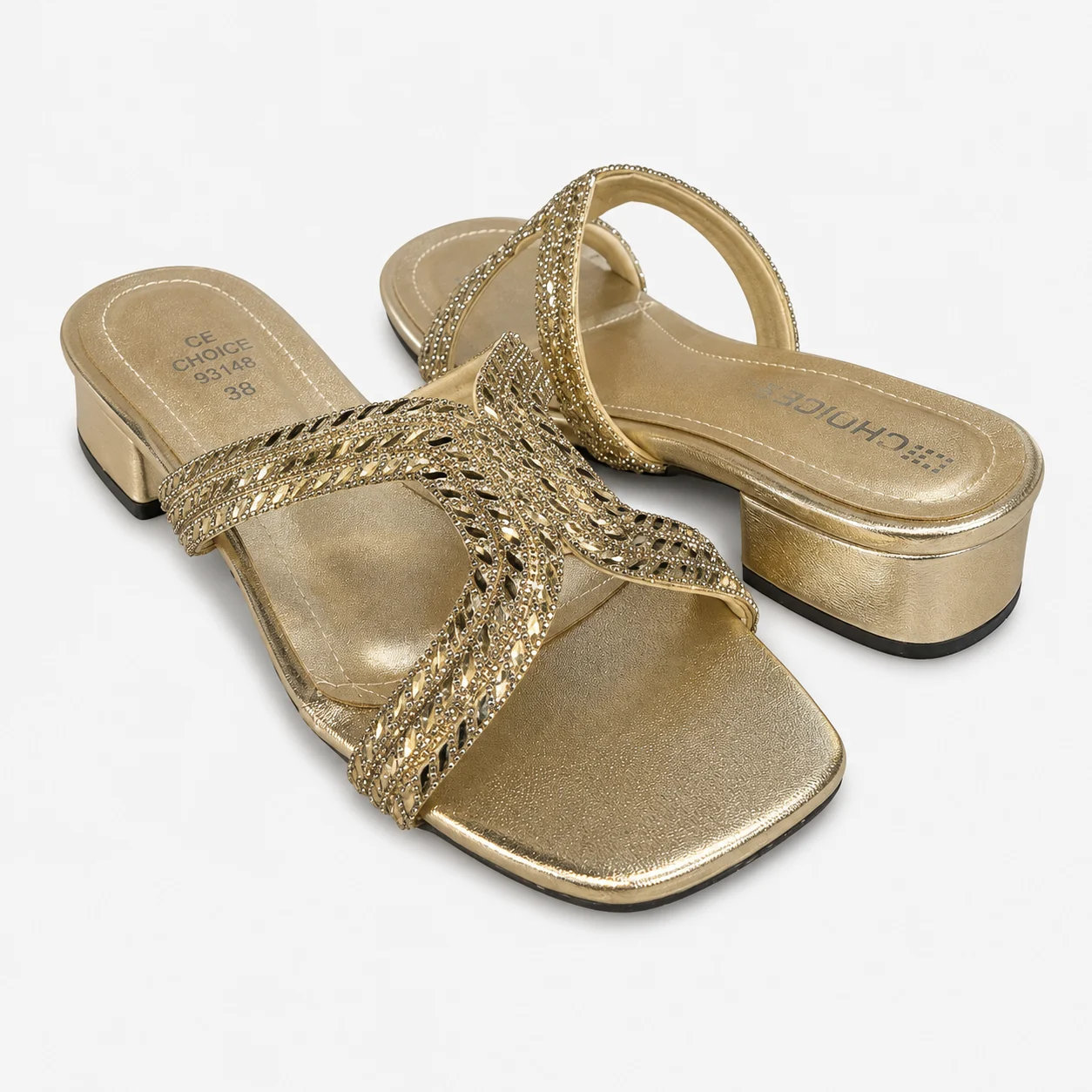 Fancy Slipper - Golden | 13087 - Image 2