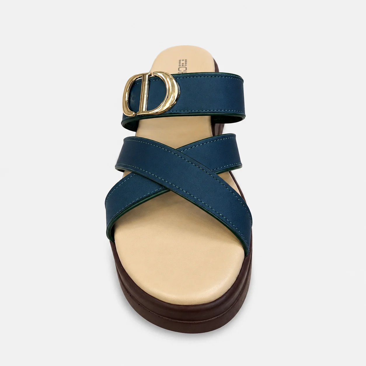 PU Sole Slipper - Green | 14753 - Image 3