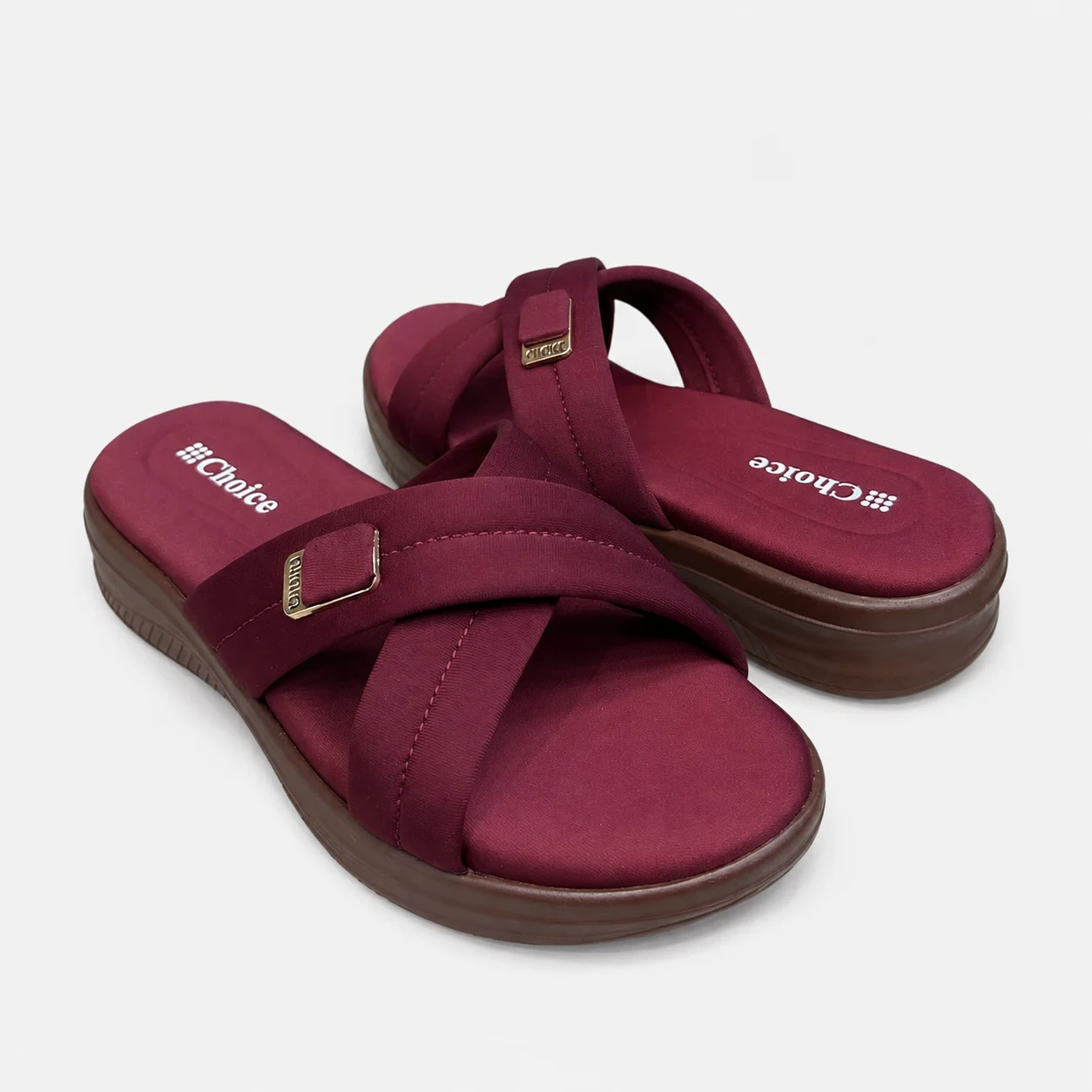 PU Sole Slipper - Maroon | 14781 - Image 2