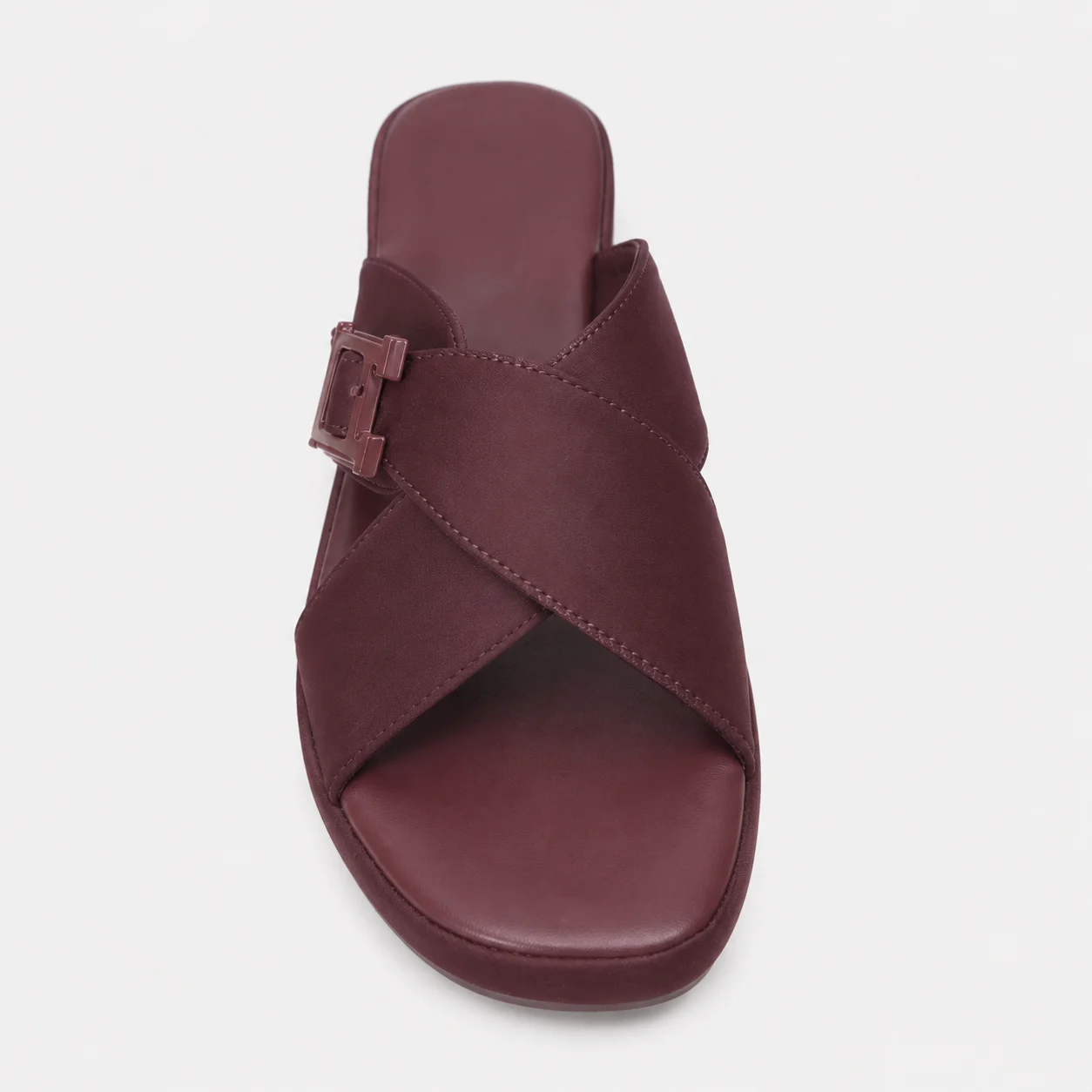 PU Sole Slipper - Maroon | 14825 - Image 3