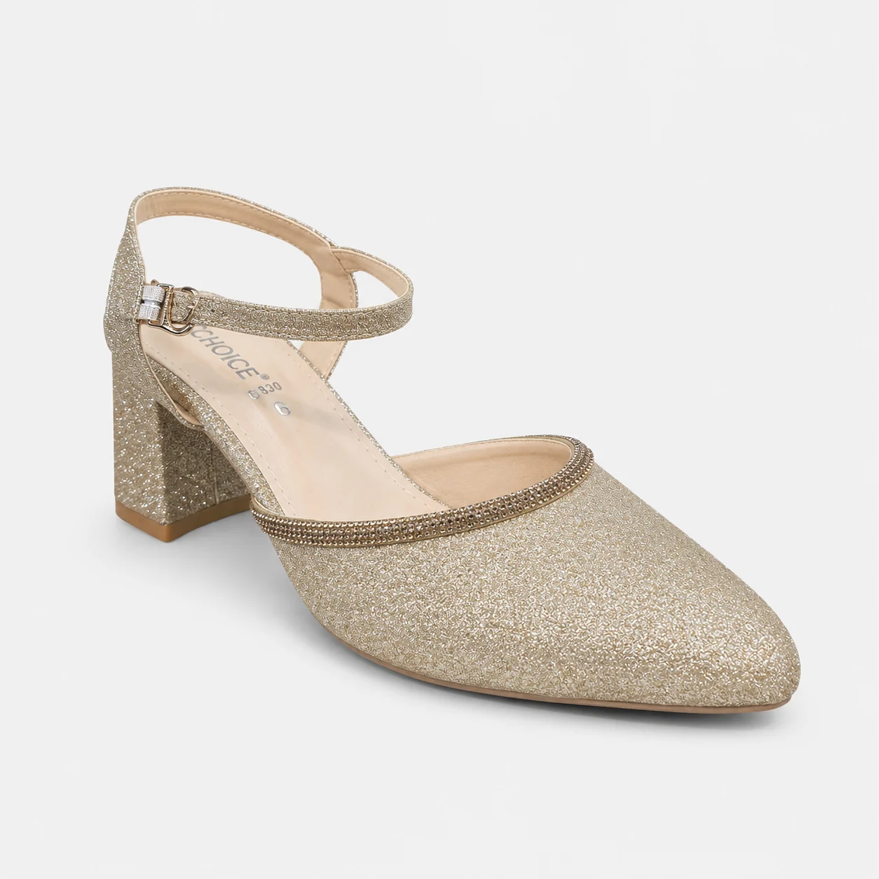 Court Shoes - Golden | 18552 - Image 4