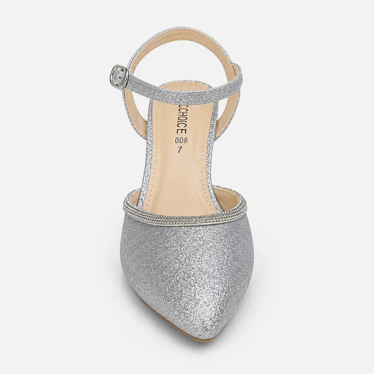Court Shoes - Silver | 18552 - Image 3