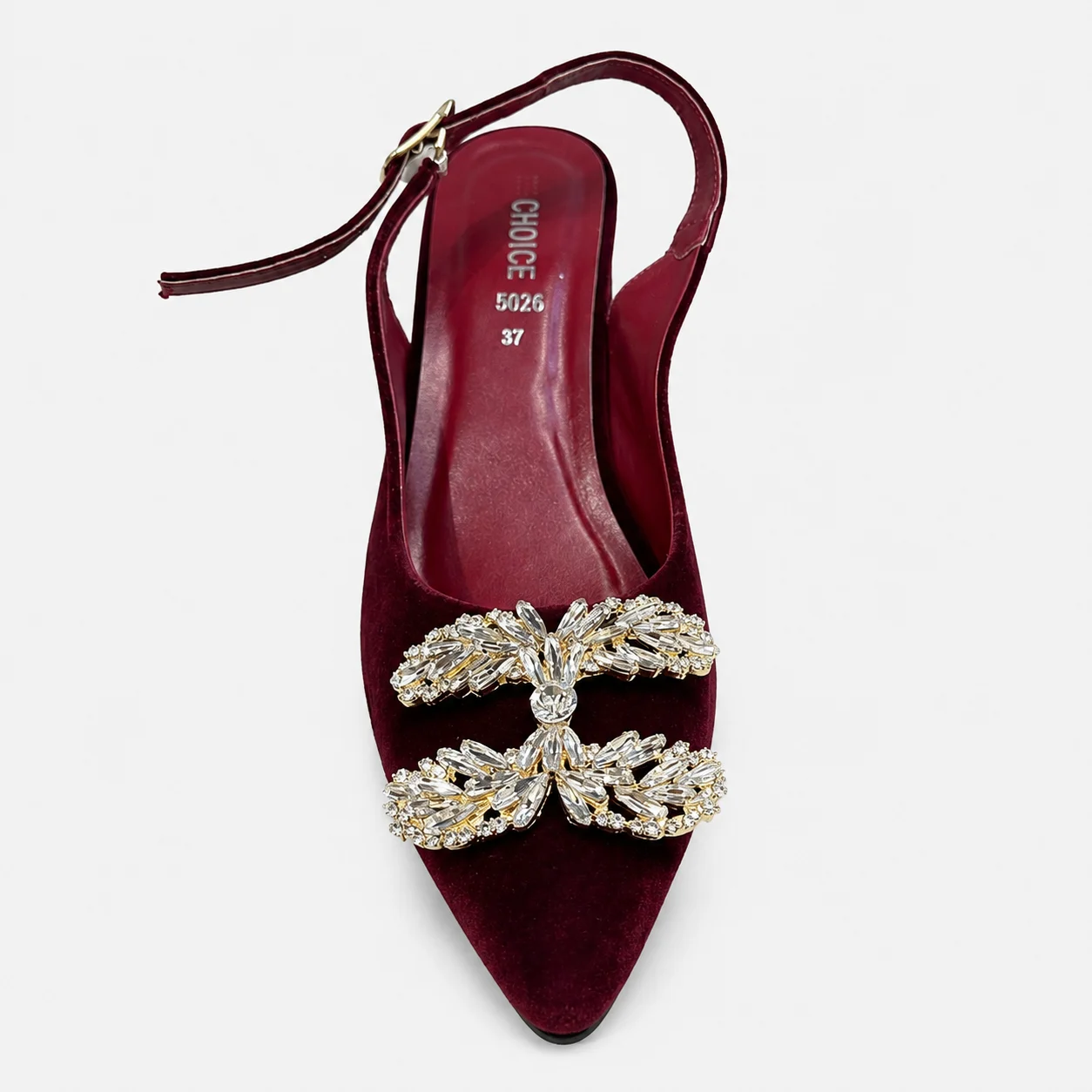 Court Shoes & Pumps - Maroon | 18592 - Image 3