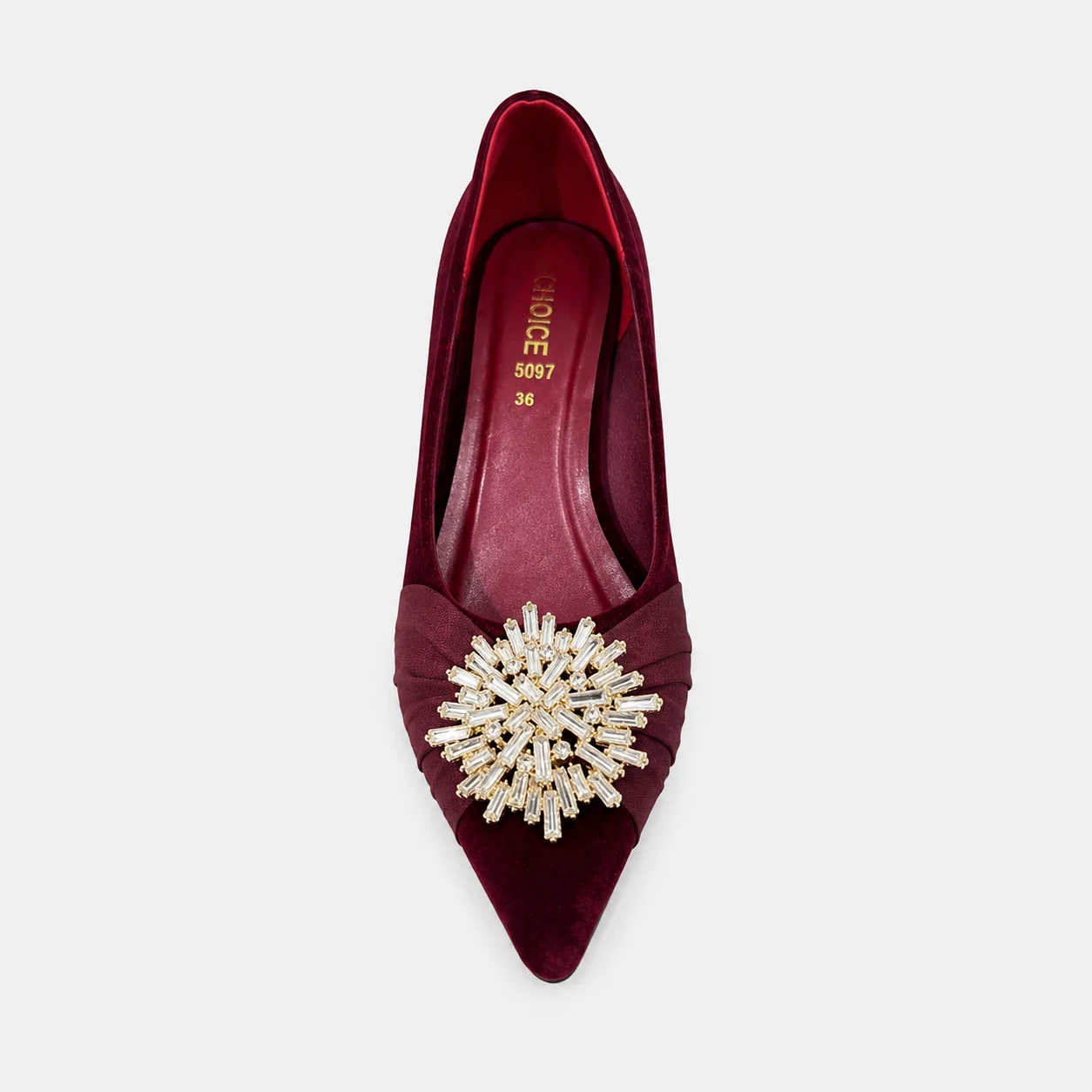 Court Shoes & Pumps - Maroon | 18594 - Image 3