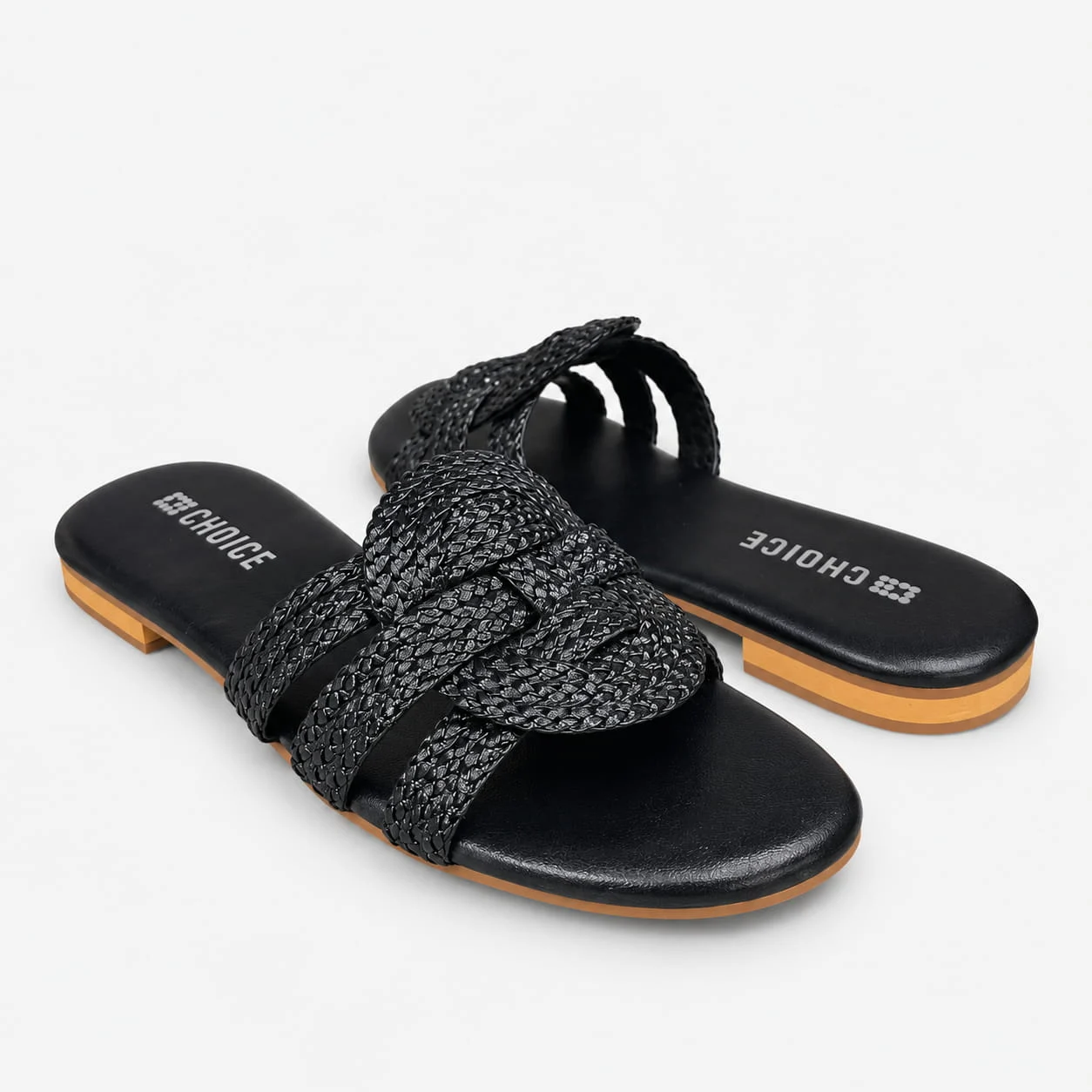 Flat Slipper - Black | 12379 - Image 2