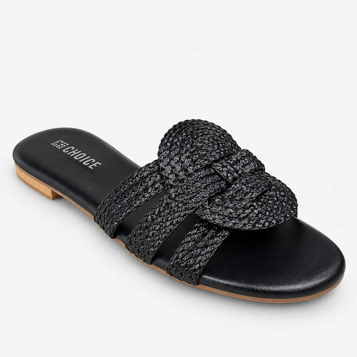 Flat Slipper - Black | 12379 - Image 4