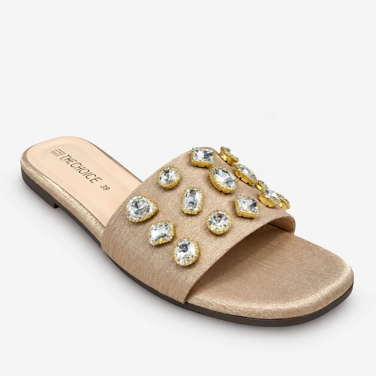 Flat Slipper - Golden | 12963 - Image 4
