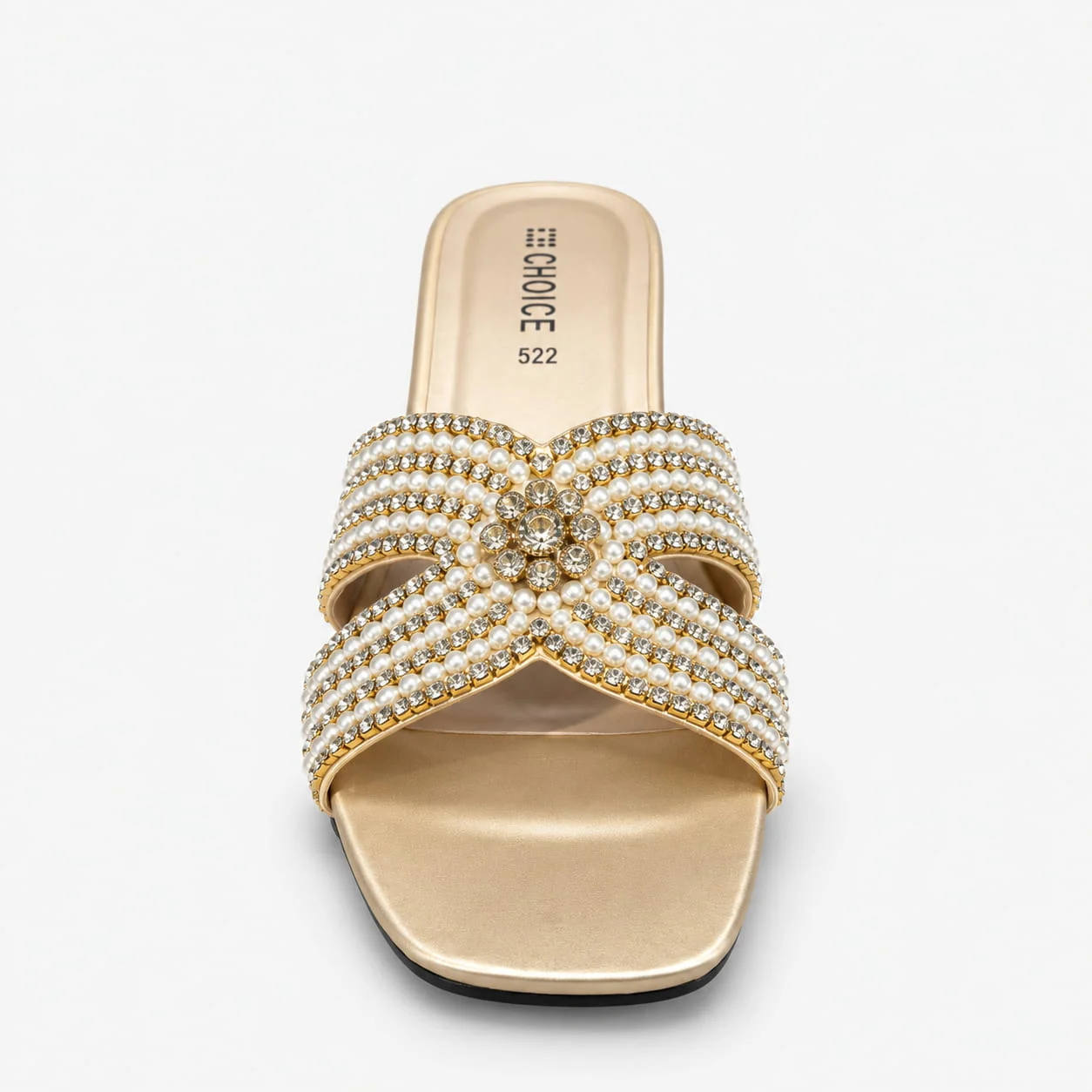 Flat Slipper - Golden | 12964 - Image 2