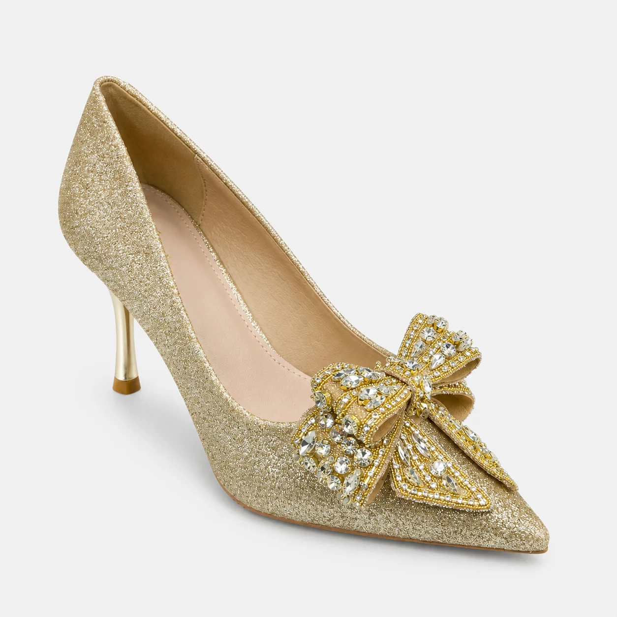 Court Shoes - Golden | 18556 - Image 4