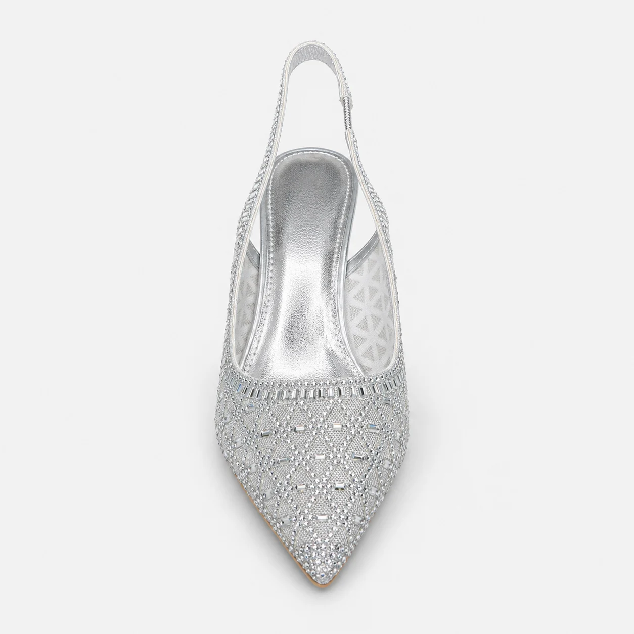 Court Shoes - Silver | 18602 - Image 2