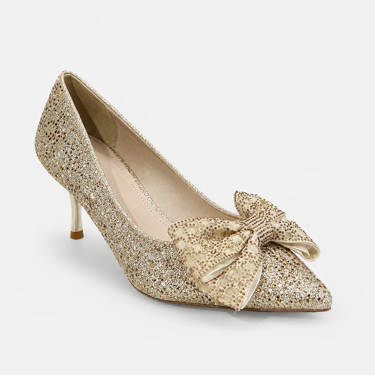 Court Shoes - Golden | 18603 - Image 4