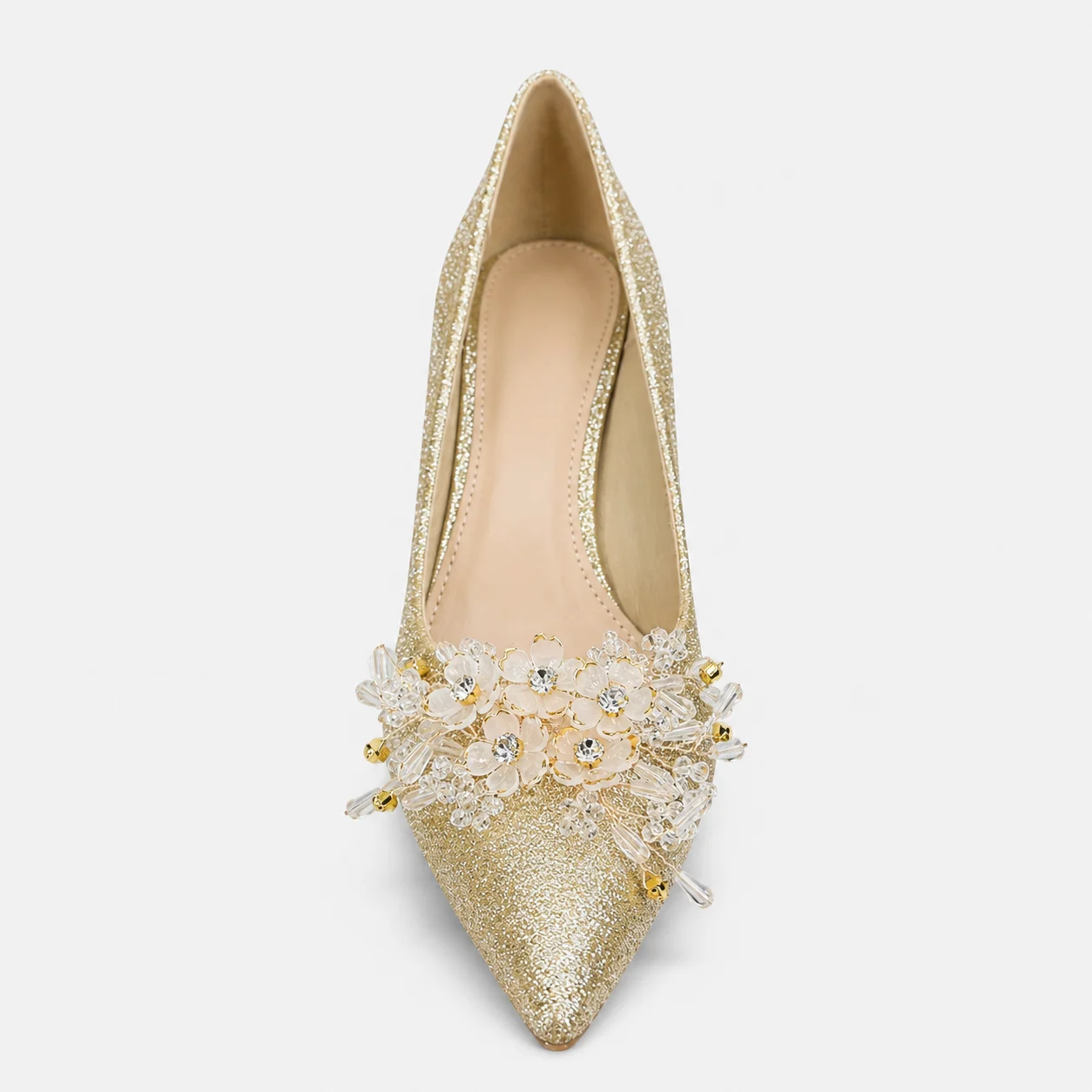 Court Shoes - Golden | 18604 - Image 3