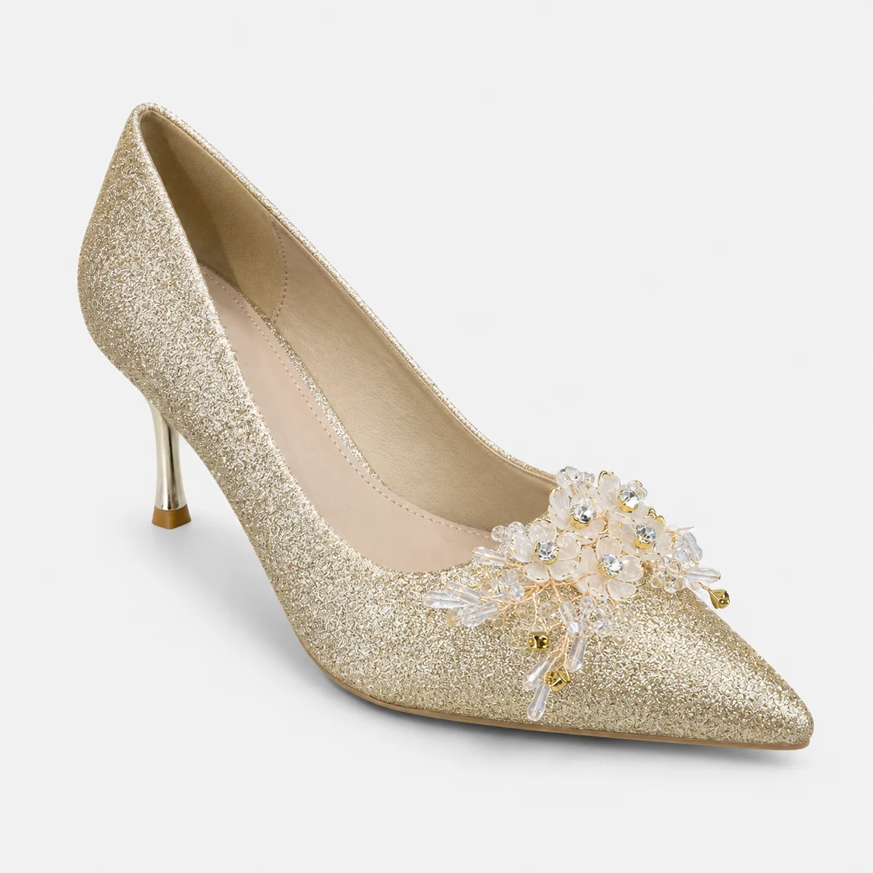 Court Shoes - Golden | 18604 - Image 4