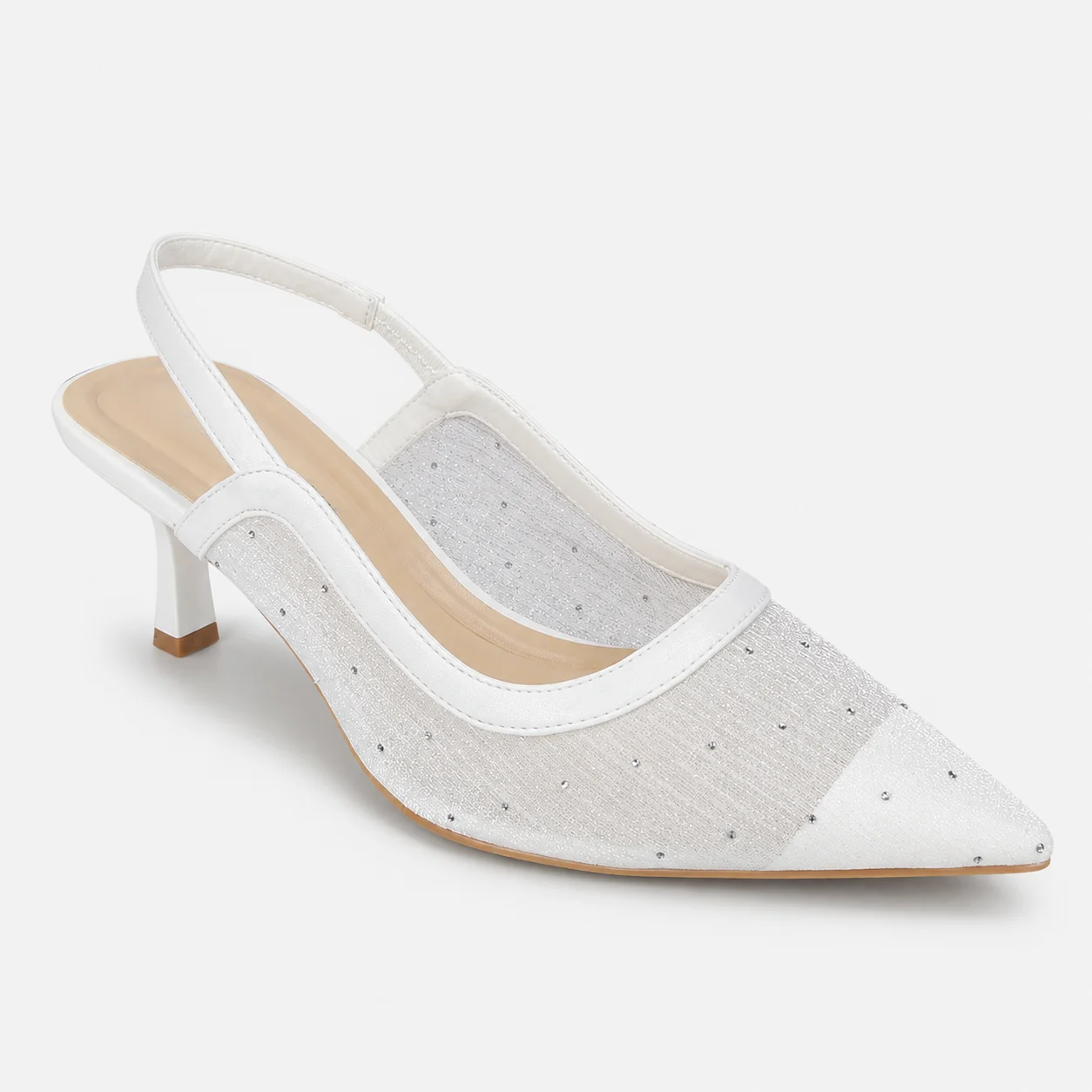Court Shoes - White | 18606 - Image 4