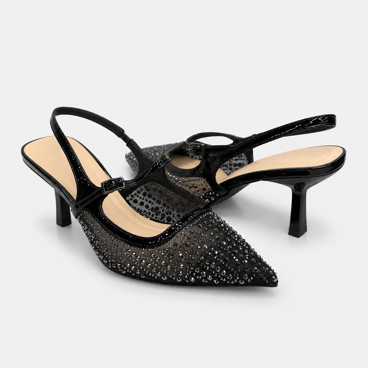 Court Shoes - Black | 18607 - Image 2