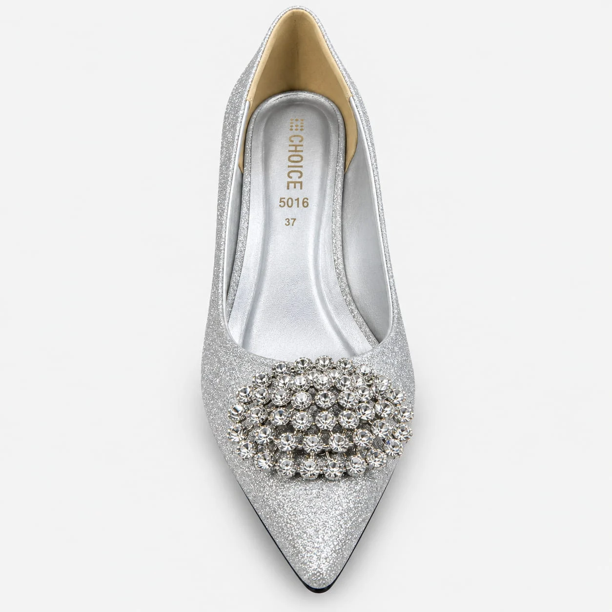 Court Shoes - Silver | 18611 - Image 3