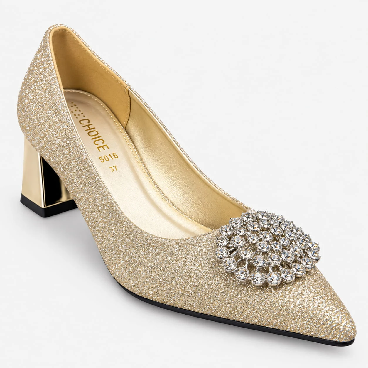 Court Shoes - Golden | 18611 - Image 4