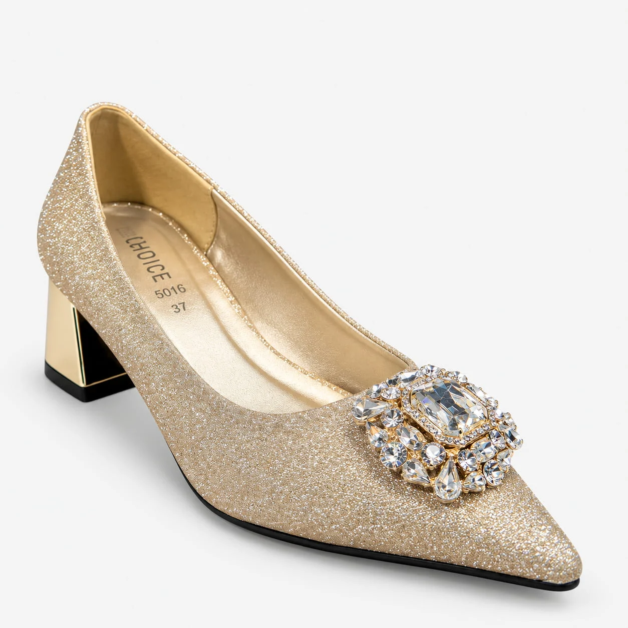 Court Shoes - Golden | 18612 - Image 4