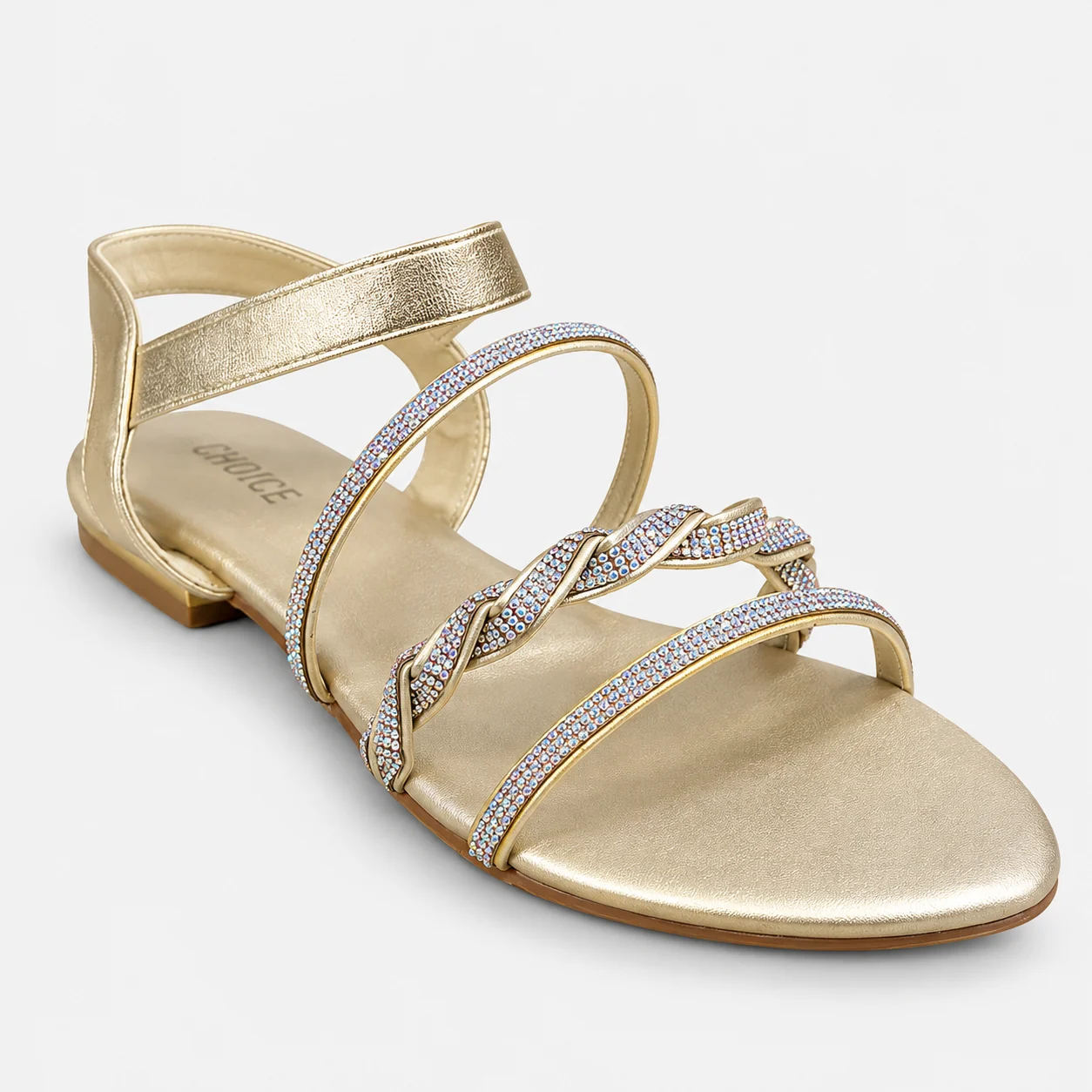 Flat Sandal - Golden | 19912 - Image 4