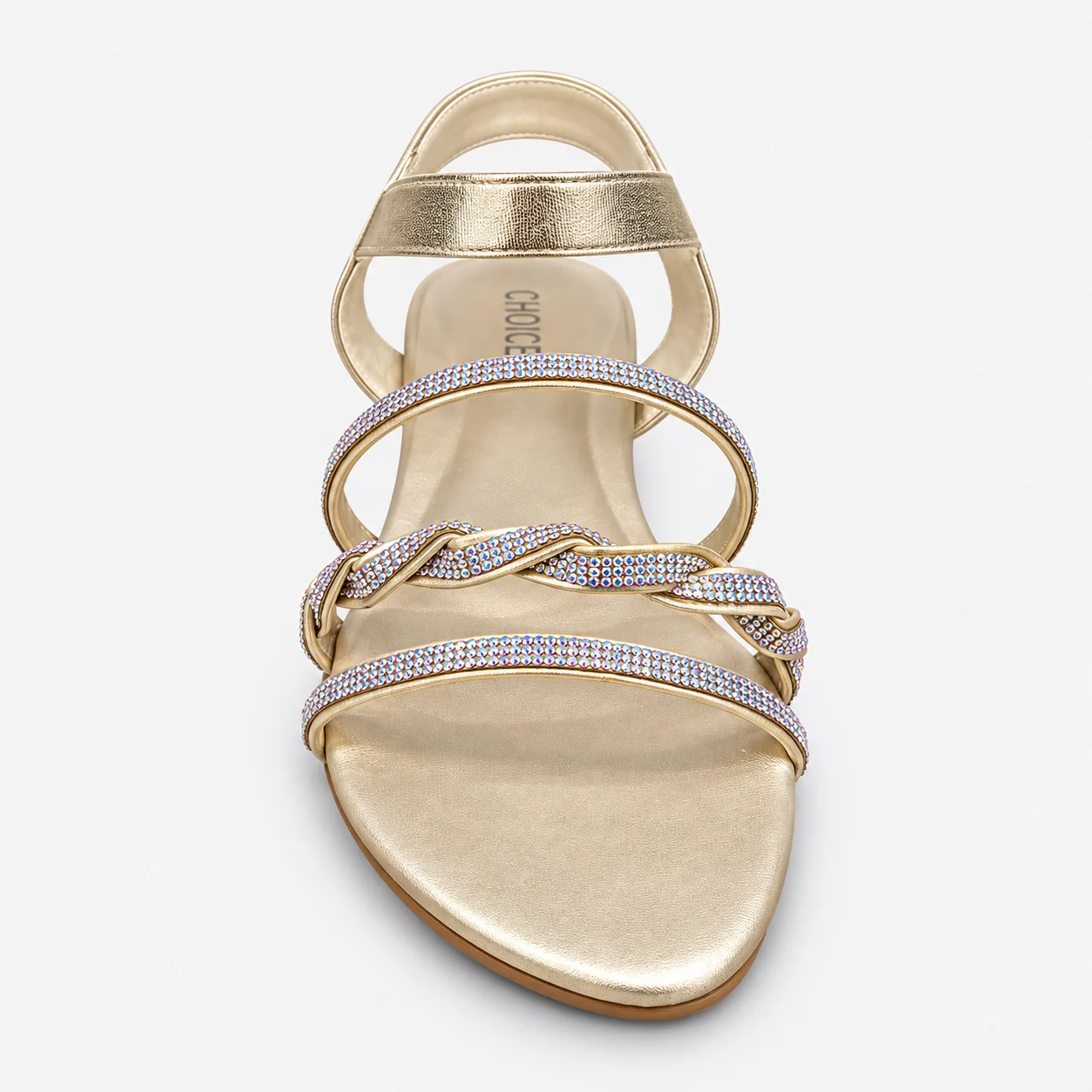 Flat Sandal - Golden | 19912 - Image 3