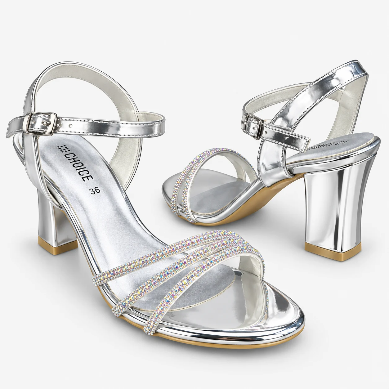 Fancy Sandal - Silver | 49331 - Image 2