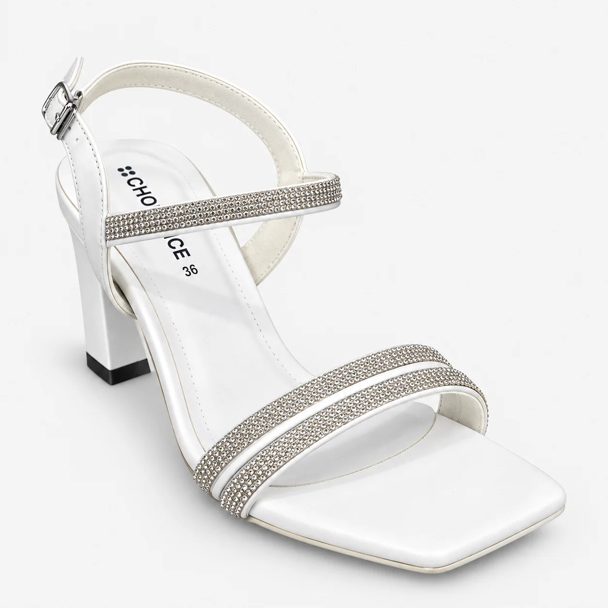 Fancy Sandal - White | 49343 - Image 4